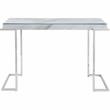 Camden Isle Aldon Console Table wtih Silver Stainless Steel Frame
