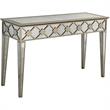Camden Isle Algiers Console Table with Wood in Gold Finish