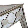 Camden Isle Algiers Console Table with Wood in Gold Finish