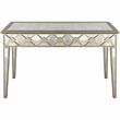 Camden Isle Algiers Console Table with Wood in Gold Finish