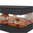 Camden Isle Gelenau Console Table with Wood in Gold Finish
