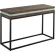 Camden Isle Bailey Console Table with Metal in Brown Finish