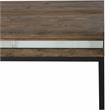 Camden Isle Bailey Console Table with Metal in Brown Finish
