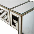 Camden Isle Becket Console Table with Wood in Clear Finish