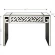 Camden Isle Becket Console Table with Wood in Clear Finish