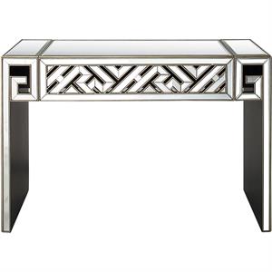 Camden Isle Becket Console Table with Wood in Clear Finish
