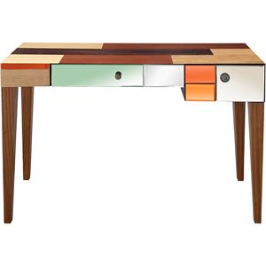 Camden Isle Seldom Seen Console Table with Wood in Multi-Color Finish