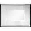 Camden Isle Makalu Wall Mirror and Console Table with Wood in Black Finish