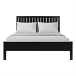 Graham Wooden Platform Bed in Black King