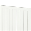Graham Wooden Platform Bed in White Queen