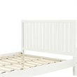Graham Wooden Platform Bed in White Queen