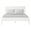 Graham Wooden Platform Bed in White King