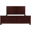 Winston Wooden Platform Bed in Espresso Queen