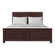 Winston Wooden Platform Bed in Espresso Queen