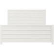 Caroline Wooden Platform Bed in White Queen