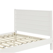 Caroline Wooden Platform Bed in White King