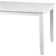 Kendal Wood Dining Table in White Seats 6