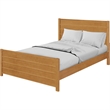 Caroline Wooden Platform Bed in Oak Queen