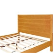 Caroline Wooden Platform Bed in Oak Queen