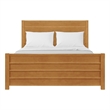 Caroline Wooden Platform Bed in Oak King