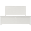 Winston Wooden Platform Bed in White Queen