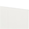 Winston Wooden Platform Bed in White Queen