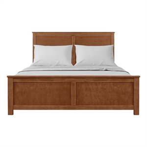 Winston Wooden Platform Bed in Walnut Queen