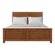 Winston Wooden Platform Bed in Walnut King