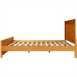 Winston Wooden Platform Bed in Oak Queen