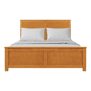 Winston Wooden Platform Bed in Cherry King
