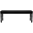 Philippe 6 Piece Dining Set Black with Upholstered Chairs