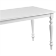 Philippe Wood Dining Table White Seats 6