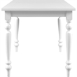 Philippe Wood Dining Table White Seats 6