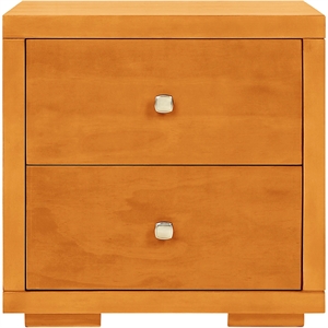 Camden Isle Wooden 2 Drawer Nightstand in Cherry