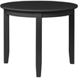 Kendal Round Dining Table Black