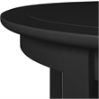 Kendal Round Dining Table Black