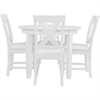 Kendal 5 Piece Dining Set White Round