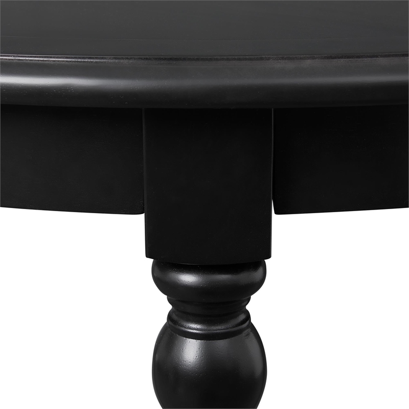 Philippe Round Dining Table Black