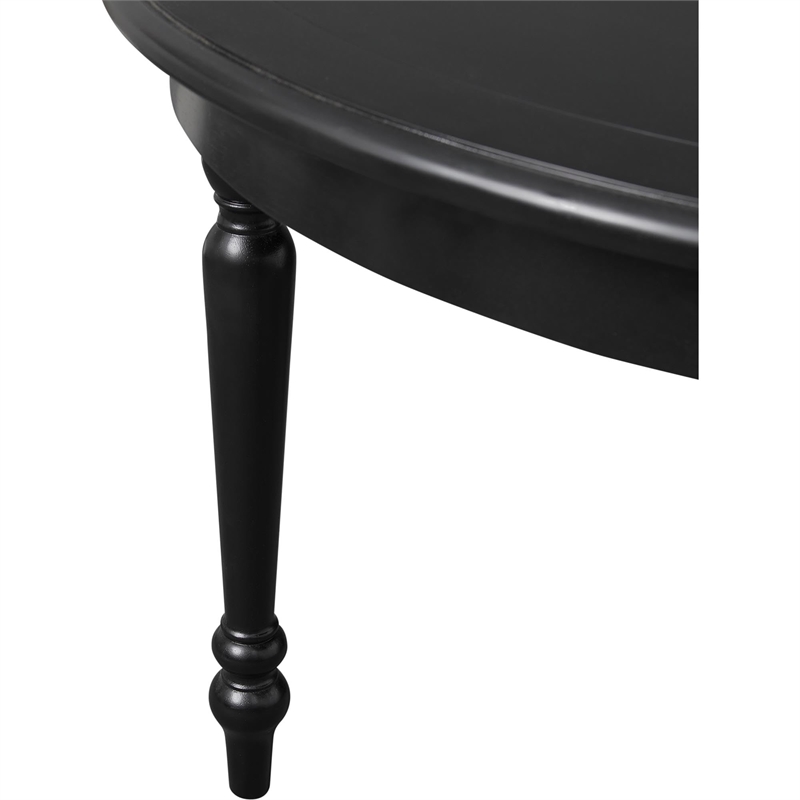 Philippe Round Dining Table Black