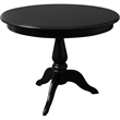 Philippe Pedestal Dining Table Black