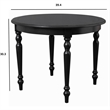 Philippe 5 Piece Dining Set White Round