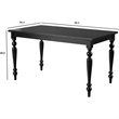 Philippe 7 Piece Dining Set White