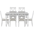 Philippe 7 Piece Dining Set White
