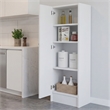 TUHOME Belleria Pantry Engineered Wood Pantries in  White