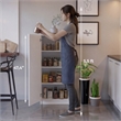 TUHOME Belleria Pantry Engineered Wood Pantries in  White
