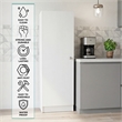 TUHOME Belleria Pantry Engineered Wood Pantries in  White