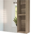 Tuhome Furniture Labelle Medicine Cabinet with Mirror- Mirrored - Engineered Wood
