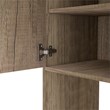 TUHOME Ibis Linen Cabinet  Engineered Wood Storage Cabinets in  Beige