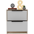 TUHOME Kaia Nightstand  Engineered Wood Nightstands in  Multi-color