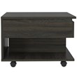 Tuhome Furniture Luanda Lift Top Coffee Table Engineered Wood Coffee Tables in Brown